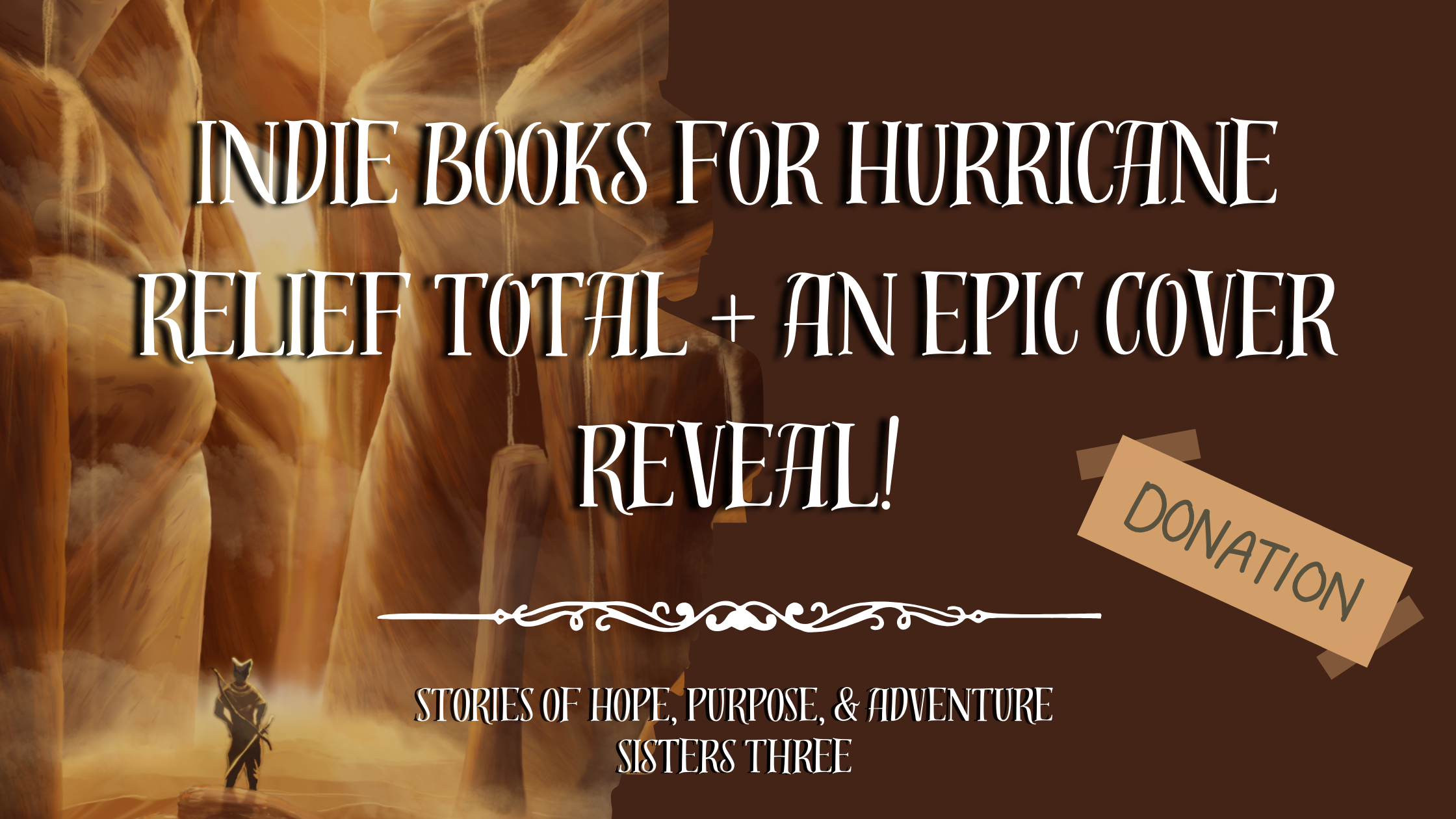 Indie Books for Hurricane Relief Total + An EPIC Cover Reveal!