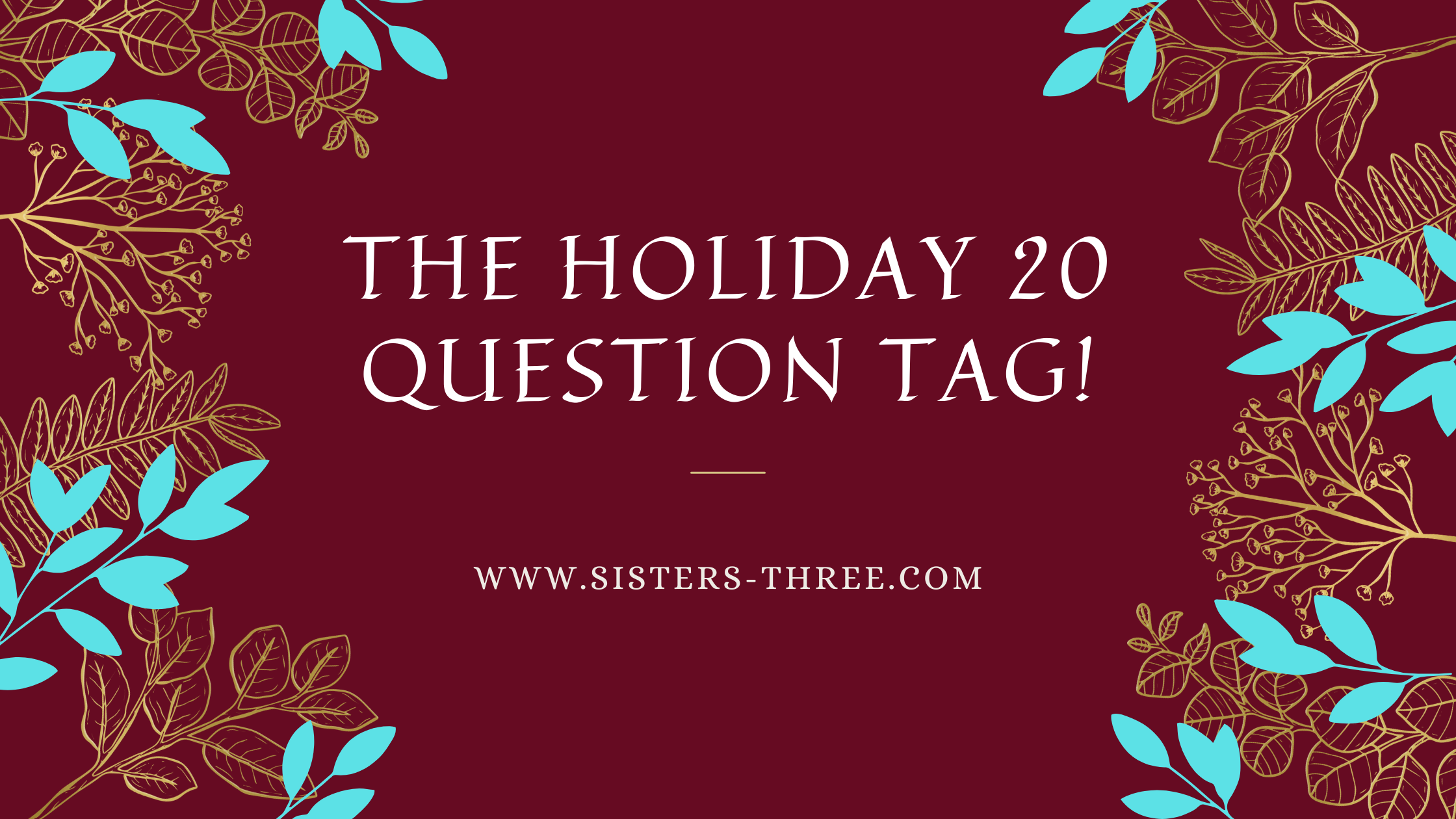 The Holiday 20 Question Tag!